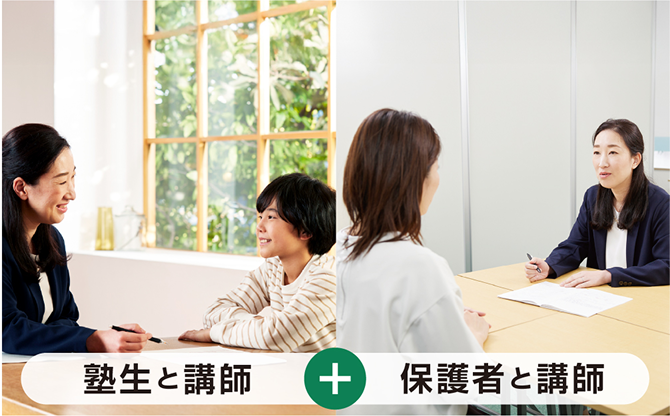 小学生の集団指導コース　1on1面談